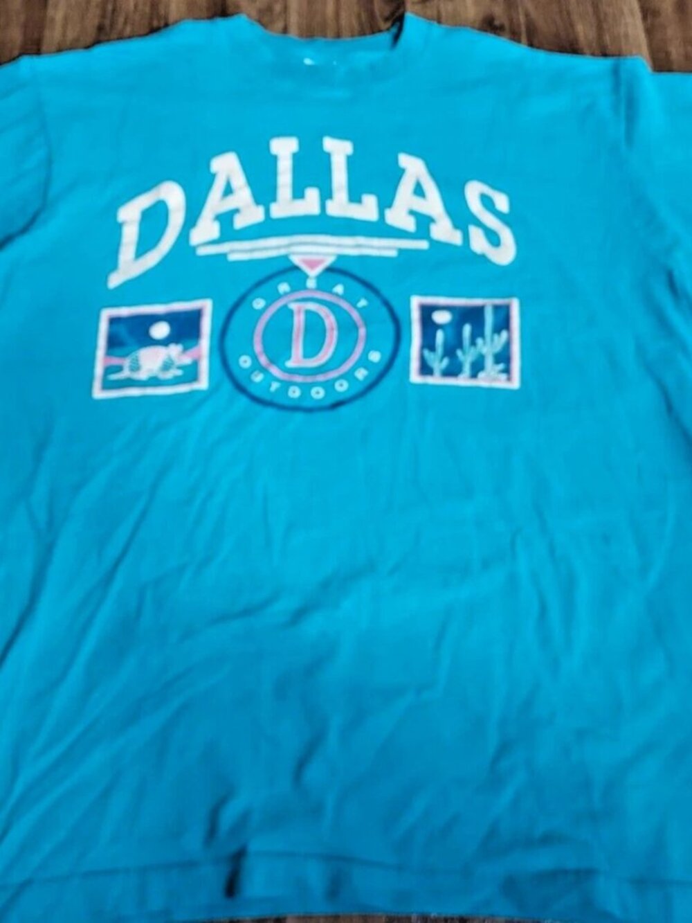 Vintage 90s Dallas Texas Men's Single Stitch Graphic Tee Size XL USA